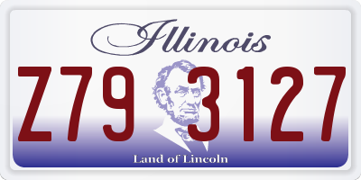 IL license plate Z793127