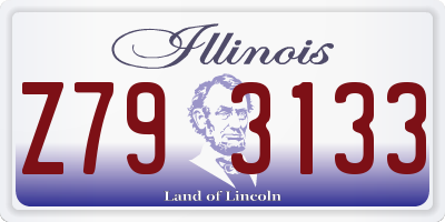 IL license plate Z793133