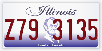 IL license plate Z793135
