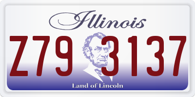 IL license plate Z793137