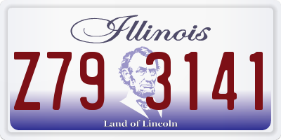IL license plate Z793141