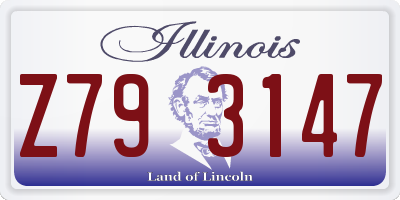 IL license plate Z793147