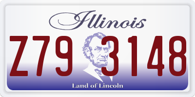 IL license plate Z793148