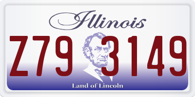 IL license plate Z793149