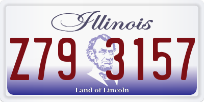IL license plate Z793157
