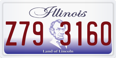 IL license plate Z793160