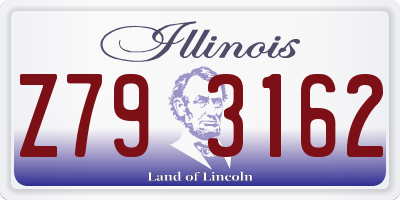 IL license plate Z793162