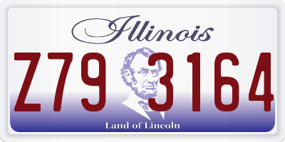 IL license plate Z793164