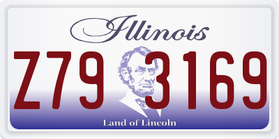IL license plate Z793169