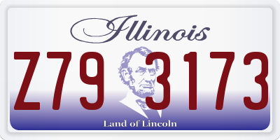 IL license plate Z793173