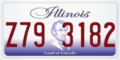 IL license plate Z793182