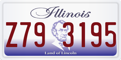IL license plate Z793195