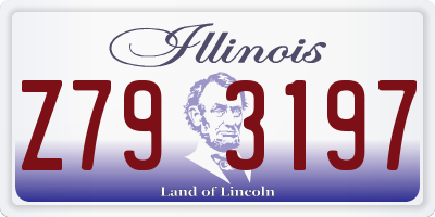 IL license plate Z793197