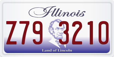 IL license plate Z793210