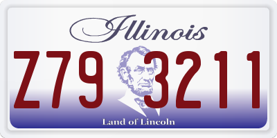 IL license plate Z793211