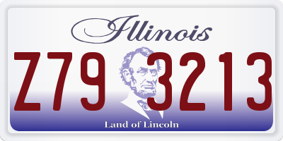 IL license plate Z793213