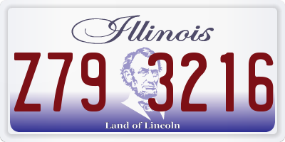 IL license plate Z793216
