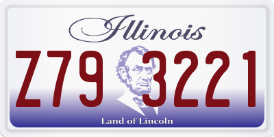 IL license plate Z793221
