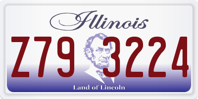 IL license plate Z793224