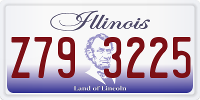 IL license plate Z793225