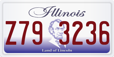 IL license plate Z793236