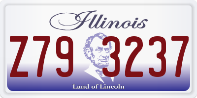 IL license plate Z793237