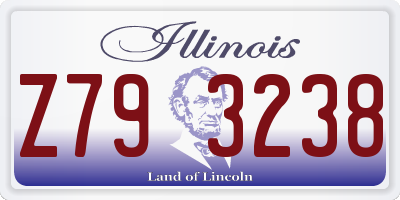 IL license plate Z793238