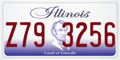 IL license plate Z793256