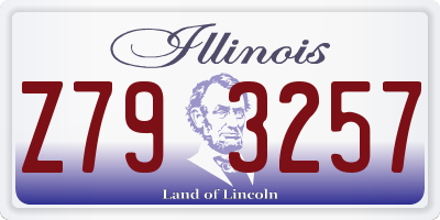 IL license plate Z793257