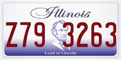 IL license plate Z793263