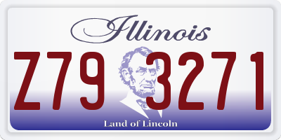 IL license plate Z793271