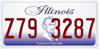 IL license plate Z793287