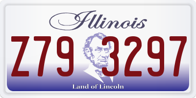 IL license plate Z793297