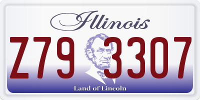 IL license plate Z793307