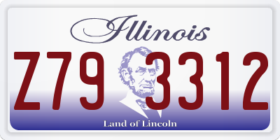 IL license plate Z793312