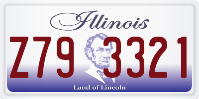 IL license plate Z793321