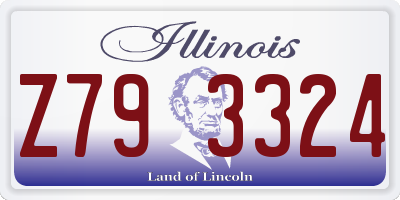 IL license plate Z793324