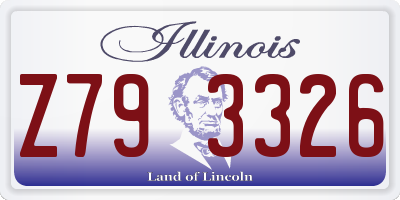 IL license plate Z793326