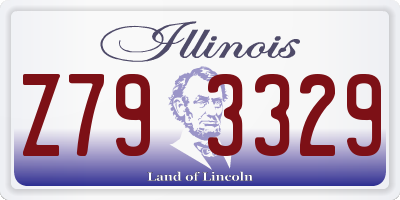 IL license plate Z793329