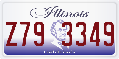 IL license plate Z793349