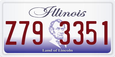IL license plate Z793351