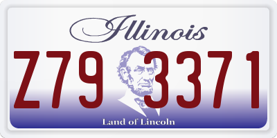 IL license plate Z793371
