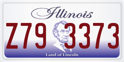 IL license plate Z793373