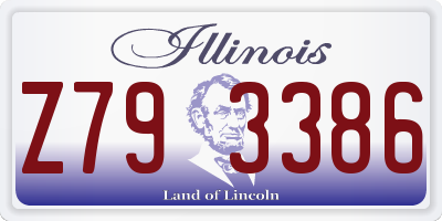 IL license plate Z793386