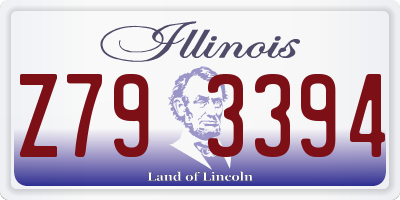 IL license plate Z793394