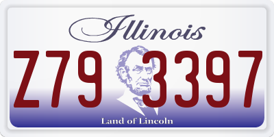 IL license plate Z793397