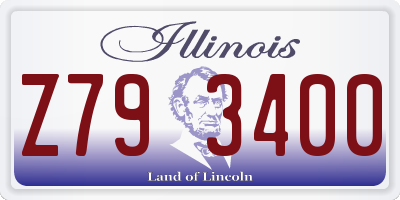 IL license plate Z793400