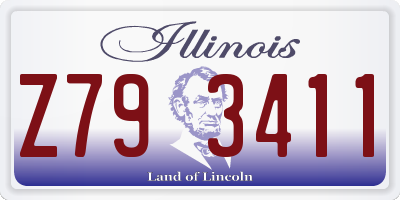 IL license plate Z793411