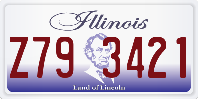 IL license plate Z793421