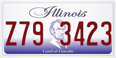 IL license plate Z793423